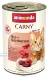 Animonda Carny SENIOR m&auml;rg kassitoit kalkunia ja s&uuml;damiketega, 400 g