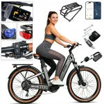 Elektriline t&otilde;ukeratas Mihogo Air Max, 900W, 48V 19.2Ah, 40 km/h, GPS, &otilde;lipidurid