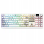 Juhtmevaba mehaaniline klaviatuur AULA F108 Pro, vaikne, RGB, TFT-ekraan