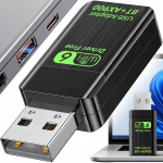 V&otilde;rguadapter USB, Bluetooth 5.3, WiFi 6, kahe sagedusega, WPA3