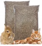 NATURAL puidugraanulite kassiliiv kassidele ja n&auml;rilistele, 2 x 9 kg
