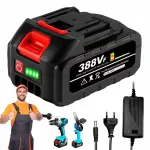 Vahetatav aku koos laadijaga, 18V, 21V, 4.0Ah, LED-indikaator