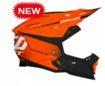 Mootorratta kiiver ECHUS Cross, klaaskiud, oranž/must, XL, ECE 22R06