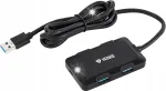 USB jaotur, 4 pesa, USB 3.0, 5 Gb/s, toitega