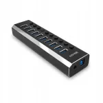 USB jagaja LINDY, 10 pistikut, l&uuml;lititega, USB 3.0