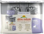 Almo Nature Multipack Digestive kassitoidu komplekt, 3x kala, 3x linnuliha, 6x 70 g