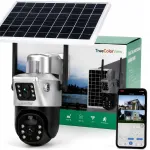 V&auml;lip&auml;ikese kaamera WiFi, 4K 8MP, topelt PTZ, IR LED, juhtimine rakendusega