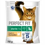 Kuivtoit steriliseeritud kassidele Perfect Fit linnuliha, 0,75 kg