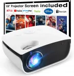 Projektor TOPVISION Full HD 7500LM LCD Bluetooth 5.1 kodukino jaoks