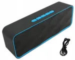 Bluetooth juhtmevaba helik&otilde;lar USB, FM raadio, sinine