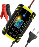 Aku laadija URAQT, 8 A, 12 V/24 V, LCD-ekraaniga