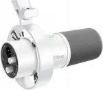 D&uuml;naamiline mikrofon Fifine K688W, valge