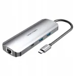 Vention TOMHB USB hub, 100 W, h&otilde;bedane
