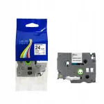 Painduv iseliimuv lint Brother TZe-FX251, 24 mm, 8 m, valge musta tekstiga