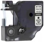 Isetatav lint DYMO LabelManager, 12 mm, must, D1 45021, 7 m