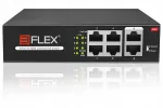 PoE l&uuml;liti, 4 porti, 2 uplink porti, 60W, IP kaameratele