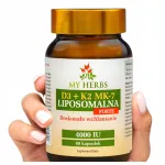 Liposoomne D3+K2 MK-7 vitamiin 4000 IU, 80 kapslit