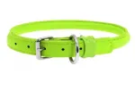 Koera nahast kaelarihm WAUDOG, &uuml;mar, roheline, 13 mm, 45&ndash;53 cm