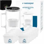 Wessper D2 BOROSILICATE FF 3l LED filterkann 10 filtriga