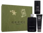 Gucci GUILTY POUR HOMME meeste parf&uuml;&uuml;mitud vee komplekt: EDP 90 ml, deodorant 75 ml, du&scaron;igeel 50 ml