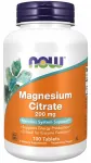 Toidulisand NOW Foods Magneesiumtsitraat 200mg, 100 tabletti