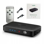 UGREEN HDMI l&uuml;liti, 3 pordi, 1.4, 4K, puldist juhitav