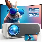 Projektor 20000 lm WiFi 6 Bluetooth Full HD 1080P