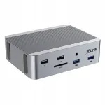LMP SuperDock 2 doks, 15 pesa, USB4 Thunderbolt, HDMI, DP, USB-A, 2,5 GbE, SD