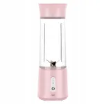 Kaasaskantav blender Tourist, klaas 500 ml, 150W, traadita, USB, roosa