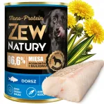 Konserveeritud koeratoit ZEW NATURY tursk, 400 g, t&auml;iskasvanud koertele