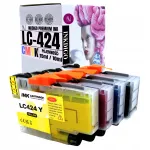 LC-424 tindikassetid, 4 tk, Brother DCP-J1200DW / DCP-J1200W printeritele
