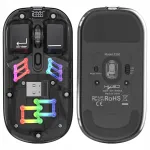Juhtmevaba m&auml;nguhiir, 2.4GHz + BT5.0, 1600 DPI, RGB, 10 m
