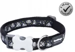 Koera kaelarihm Red Dingo Design Diamond Black, suurus M