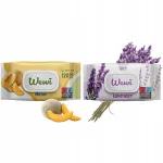 Niiskete salvr&auml;tikute komplekt WEWI Melon and Lavender 2x120 tk