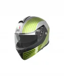 Mootorrattakiiver AGV Streetmodular Iseo, matt valge/must/kollane, suurus M