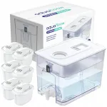 Veefilter AquaFloow XL 9,5 l doseerija ja 6 filtriga