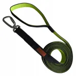 Koera rihm GoldenTail, 3 m, suur karabiin, roheline/must, eriti tugev