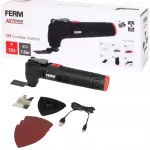 Akutoitega mitmeotstarbeline t&ouml;&ouml;riist FERM OTM1018, 12V, 1,5Ah