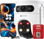 P&ouml;&ouml;rlev WiFi-kaamera EZVIZ H9C, 10 MP (5+5 MP), 64 GB m&auml;lukaardiga