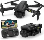 Droon mini kaameraga, 360&deg; p&ouml;&ouml;ramise, kahe FPV kaameraga, kokkupandav, kahe akuga