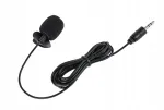Clip-on mikrofon, 3,5 mm mini pistik, 2 m