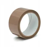 Pruun kleepuv pakendusteip, 45 mm x 66 yd, 36 tk