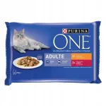 Purina ONE Adult niiske kassitoit kanaga ja veiselihaga 4 x 85 g