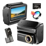 DDPAI Z90 Pro 4K HDR esi- ja tagakaameraga auto kaamera 256GB-ga