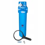 Veefilter Big Blue 20" manomeetriga, 1&rdquo; keere, Aquafilter FH20B1-B-WB