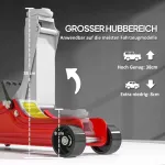 Auto t&otilde;stuk 25 t, 8&ndash;38 cm, terasest, punane