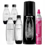 SodaStream Terra must veegasiseade, 4 pudelit (2 x 1L, 2 x 0,5L) ja CO2 balloon