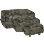 Reisioorganisaatorite komplekt HELIKON PAKCELL, 3 tk, WZ.93 PL Woodland, 2 komplekti