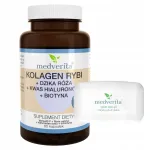 Toidulisand MEDVERITA COLLAGEN FISH 60 kapslit h&uuml;aluroonhappe ja C-vitamiiniga
