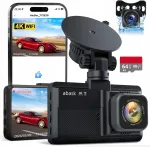 Auto videokaamera 4K tagakaameraga, WiFi, 64 GB